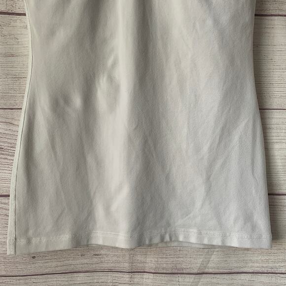 Lululemon White Power Y Tank Top Spaghetti Strap Racerback Built-In Bra - Picture 7 of 16